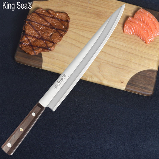King Sea Sashimi Knife 5Cr15Mov High Quality Professional Fish Fillet Knife Salmon Sushi Knife Cuisine Kitchen Knife