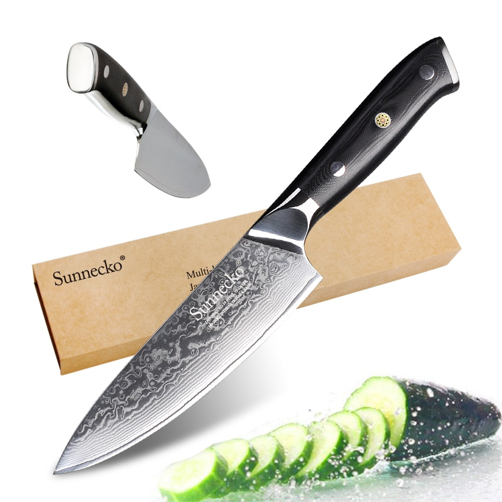 Kitchen Knife Chef Knives 6.5/ 8 inch Japanese Damascus VG10 Super Steel Core Sharp G10 Handle Vegetable Chef's Cutter Tools