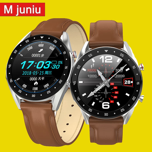 L7 L8 Bluetooth Smart Watch Men Ecg+ppg Hrv Heart Rate Blood Pressure Monitor Ip68 Waterproof Smart Bracelet Android Ios