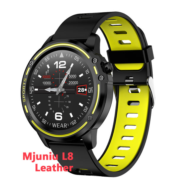 L7 L8 Bluetooth Smart Watch Men Ecg+ppg Hrv Heart Rate Blood Pressure Monitor Ip68 Waterproof Smart Bracelet Android Ios