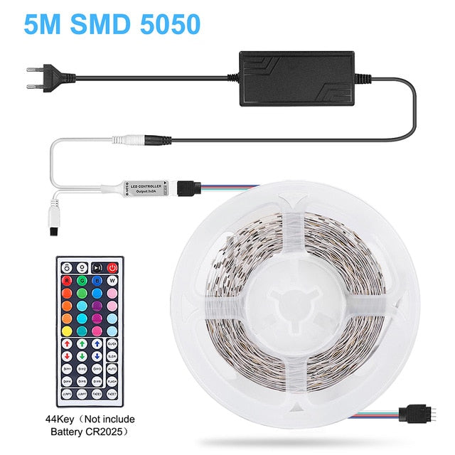 LED Light Kitchen Under Cabinet Closet Lights Wardrobe Lamp 10M 5M RGB Backlight In The Closet for Home Decoration