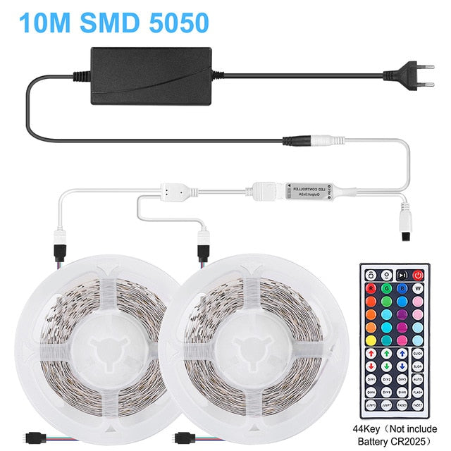 LED Light Kitchen Under Cabinet Closet Lights Wardrobe Lamp 10M 5M RGB Backlight In The Closet for Home Decoration