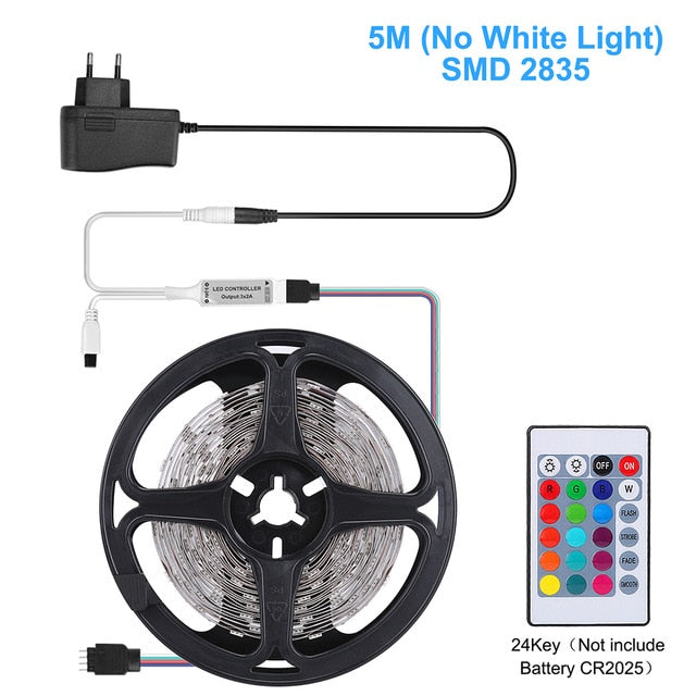 LED Light Kitchen Under Cabinet Closet Lights Wardrobe Lamp 10M 5M RGB Backlight In The Closet for Home Decoration