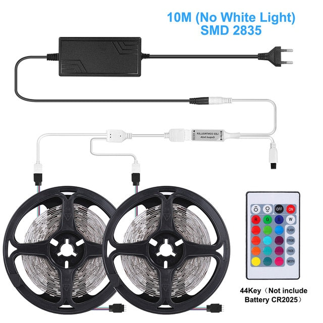 LED Light Kitchen Under Cabinet Closet Lights Wardrobe Lamp 10M 5M RGB Backlight In The Closet for Home Decoration