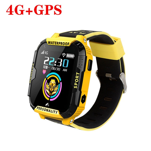 LIGE 2019 Kid smart watches video call Childrens smart watch GPS location tracking Support 2G / 3G / 4G SIM card SOS Smartwatch