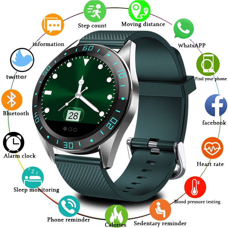 LIGE 2019 new smart watch men screen LED heart rate monitor blood pressure Fitness tracker Sport waterproof watch Smart Bracelet