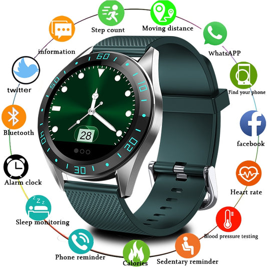 LIGE 2019 new smart watch men screen LED heart rate monitor blood pressure Fitness tracker Sport waterproof watch Smart Bracelet