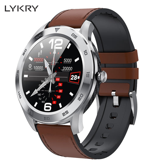 LYKRY DT98 Bluetooth Call Smart Watch Full Screen Touch IP68 Waterproof PPG Heart Rate Blood Pressure Monitor for xiaomi huawei