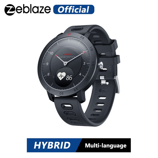 NEW Zeblaze Hybrid Smartwatch Heart Rate Blood Pressure Monitor Smart Watch Exercise Tracking Sleep Tracking Smart Notifications