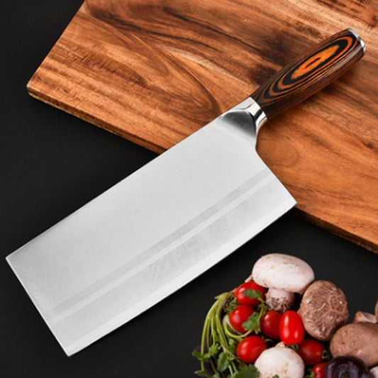 New Professional 7 inch Chinese Cleaver Germany Steel Chefs Knife Carbon kitchen Cooking knife Facas Cozinha Pakkawood Handle