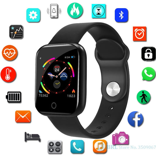 New Smart Watch Men Women Smartwatch For Android IOS Electronics Smart Clock Wach Fitness Tracker Silicone Strap Smart-watch