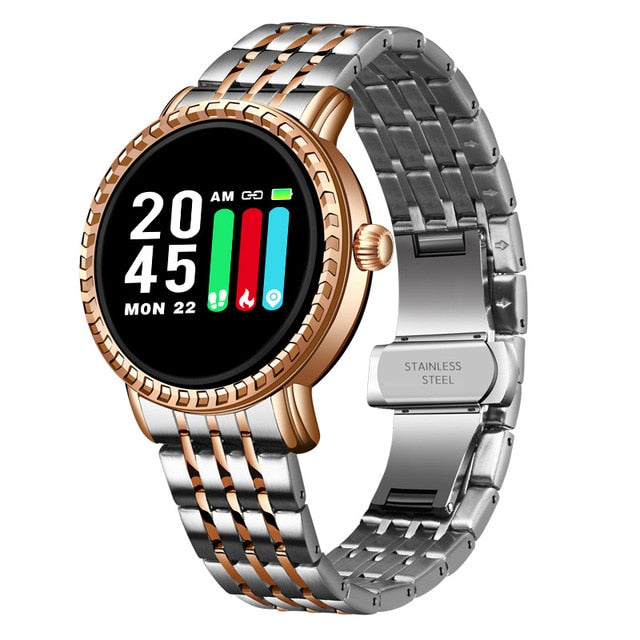 New Smart Watch Women Men Smartwatch For Android IOS Electronics Smart Clock Fitness Tracker Stainless steel Smart-watch Hours