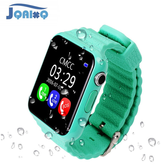 Original V7K GPS Bluetooth Smart Watch for Kids Boy Girl Apple Android Phone Support SIM /TF Dial Call and Push Message