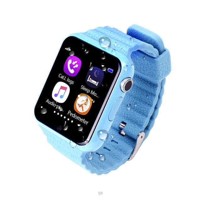 Original V7K GPS Bluetooth Smart Watch for Kids Boy Girl Apple Android Phone Support SIM /TF Dial Call and Push Message
