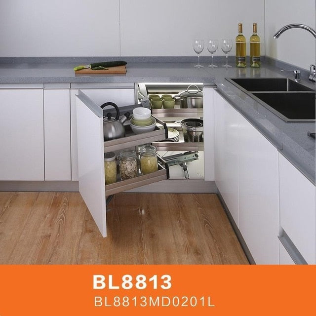 Para Armario Cestas Corredera Dish Drainer Cupboard Stainless Steel Cozinha Organizer Cuisine Kitchen Cabinet Storage Basket