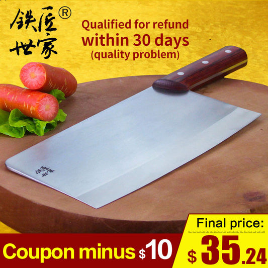 Professional chef knives kitchen knives stainless steel Slicing knife Chinese handmade vegetable fish meat knife cuchillo cocina