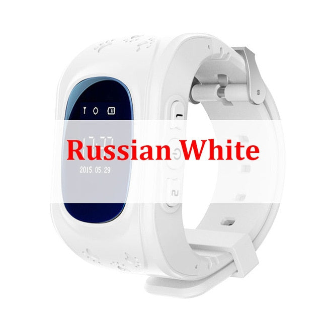 Q50 GPS smart Kids children's watch SOS call location finder child locator tracker anti-lost monitor baby watch IOS & Android