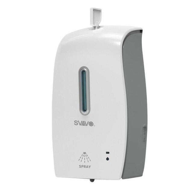 SVAVO Automatic Spray Soap Dispenser Kitchen Disinfectant Spray Dispenser Wall mounted for Bathroom Toilet Hospital