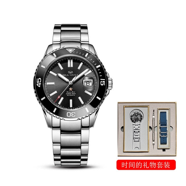 Seagull men's watch Upgraded ceramic Ocean Star 200 meters waterproof 2019 new fashion automatic mechanical watch 416.22.1201