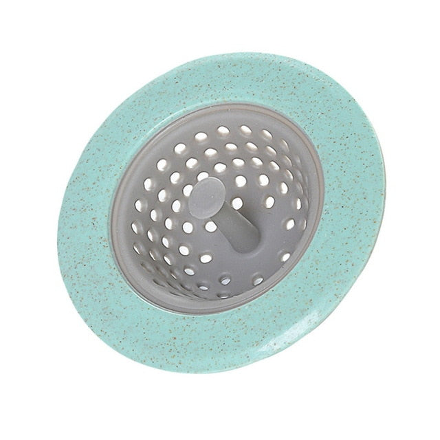 Silicone Bathroom Floor Kitchen Sink Round Anti-clogging Portable Drain Plug Filter Hair Debris Cleaner Bathtub Plug Suckers