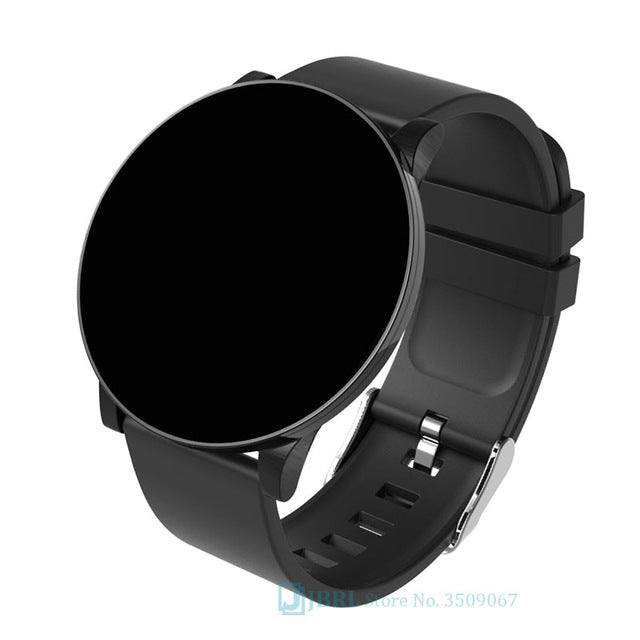 Silicone Smart Watch Men Women For Android IOS Smartwatch Electronics Smart Clock Wach Fitness Tracker Round Smart-watch Hours