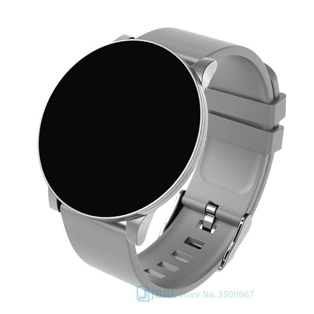 Silicone Smart Watch Men Women For Android IOS Smartwatch Electronics Smart Clock Wach Fitness Tracker Round Smart-watch Hours