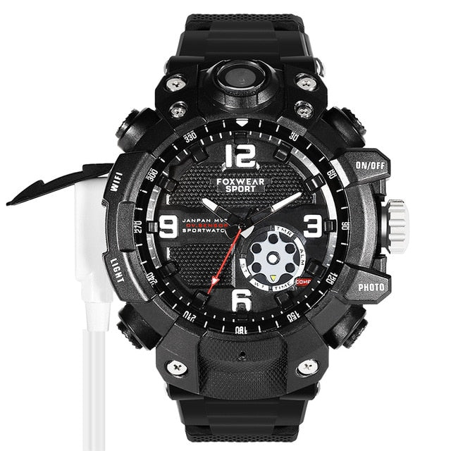 Smart Sports Watch Waterproof Led Lighting Watch WIFI Camera IR Night Vision 2K HD H.264 Action Ourdoor Watch Recorder