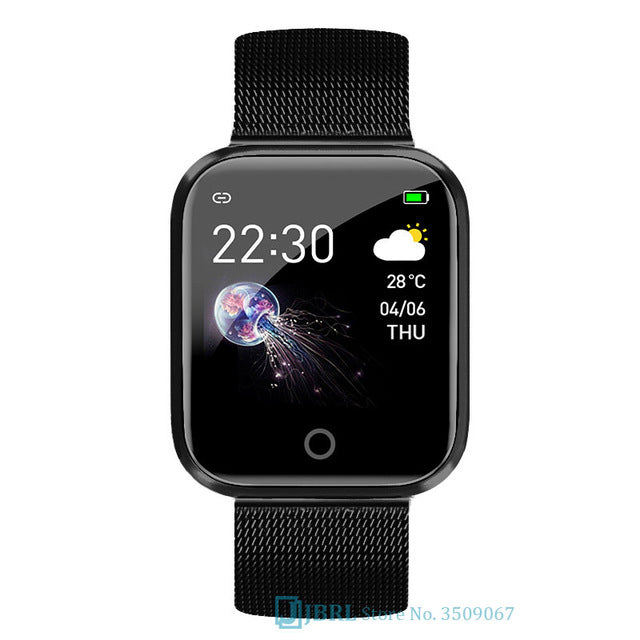 Smart Watch Bracelet for Ladies Full-Touch-Screen Wristband Fashion Sport-Tracker SmartWatch Business-Fashion Gift for Man Woman