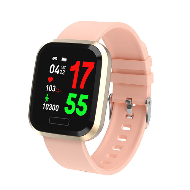 Smart Watch for Men Women with Steel Strap Waterproof Fitness Tracker Bracelet Heart Rate Monitor Blood Pressure Smartwatch