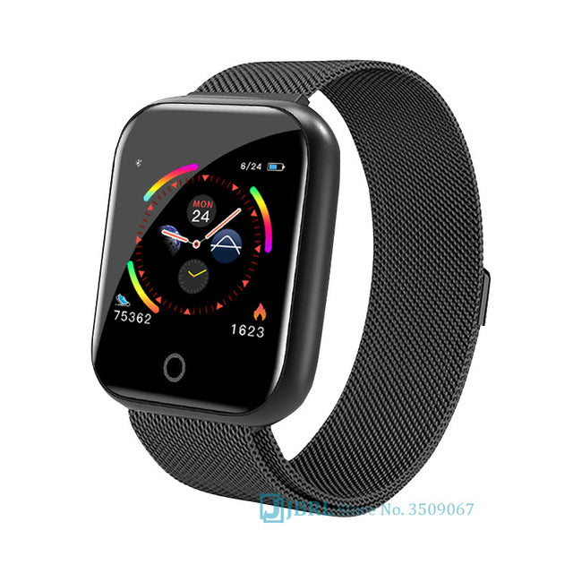 Square Smart Watch Men Women Smartwatch For Android IOS Electronics Smart Clock Wach Fitness Tracker Top New Fashion Smart-watch