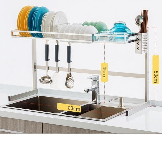 Storage Especias Cosinha Dish Drainer Keuken Stainless Steel Cuisine Cozinha Cocina Organizador Mutfak Rack Kitchen Organizer