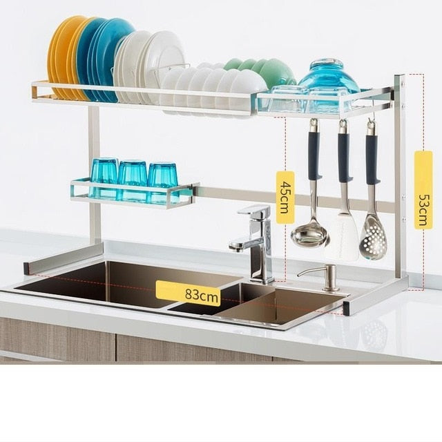 Storage Especias Cosinha Dish Drainer Keuken Stainless Steel Cuisine Cozinha Cocina Organizador Mutfak Rack Kitchen Organizer