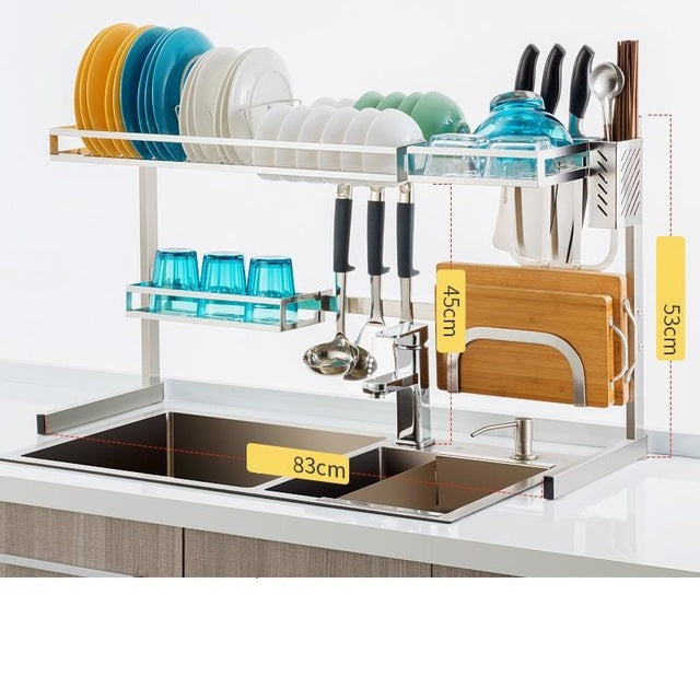 Storage Especias Cosinha Dish Drainer Keuken Stainless Steel Cuisine Cozinha Cocina Organizador Mutfak Rack Kitchen Organizer