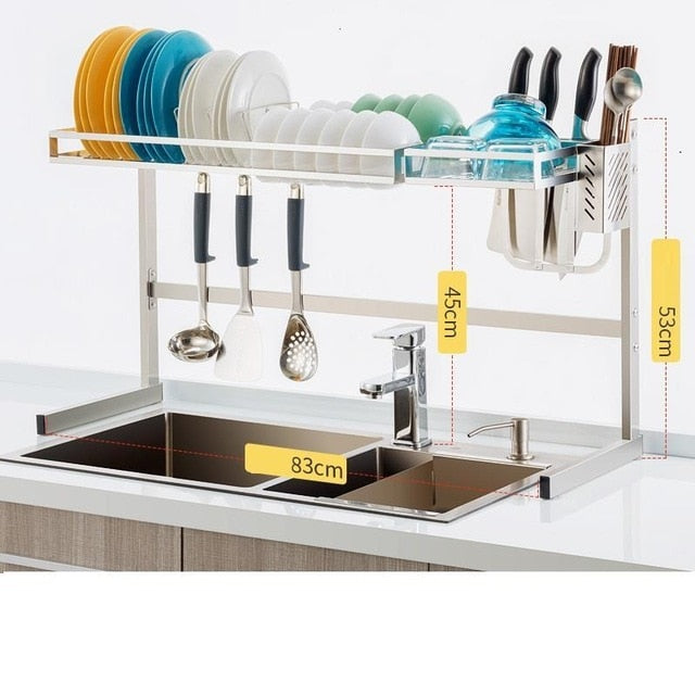 Storage Especias Cosinha Dish Drainer Keuken Stainless Steel Cuisine Cozinha Cocina Organizador Mutfak Rack Kitchen Organizer