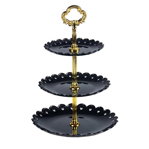Three-layer Fruit Plate Cake Stand Kitchen Accessories Home Party Dessert Storage Rack Festival Supplies Cupcake Storage Holder