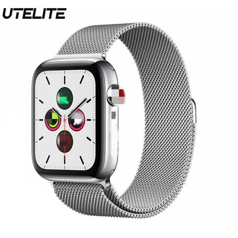 UTELITE Smart Watch Fitness Tracker iwo 12 Waterproof Band Large Battery Bluetooth Bracelet Watch 5 for Android IOS Apple Phone