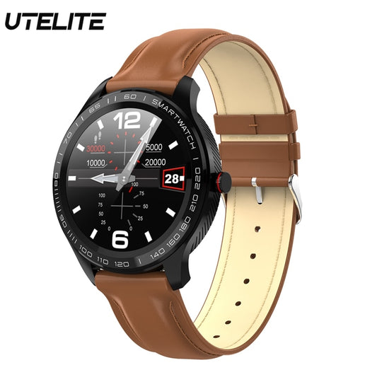 UTELITE Smart Watch Men Women Waterproof ECG Heart Rate Blood Pressure Clock Sport Fitness Tracker Smart Band for Android IOS