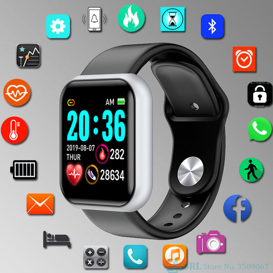 Y68 Smart Watch Kids Children Smartwatch For Girls Boys Electronic Smart Clock Students Child Sport Smart-watch Aged 3-18 Year